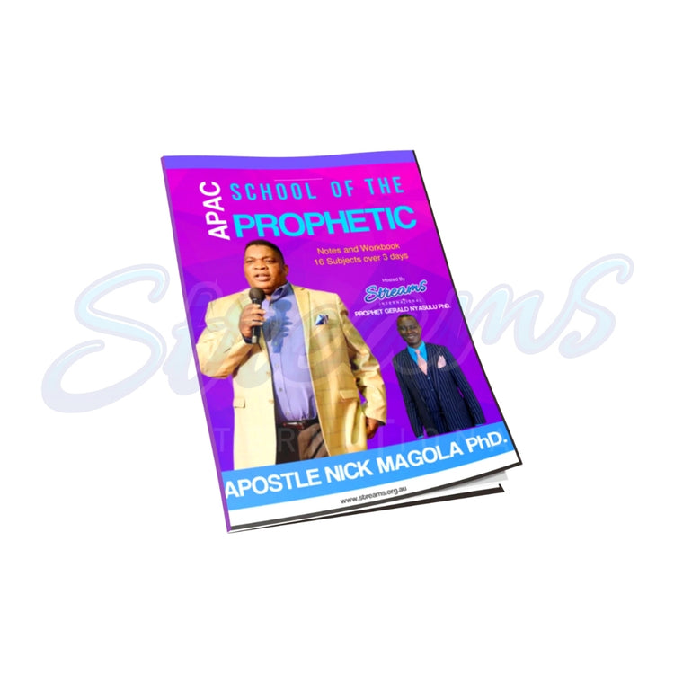 Special Limited Edition - Prophetic Workbook Apostle Nick Magola